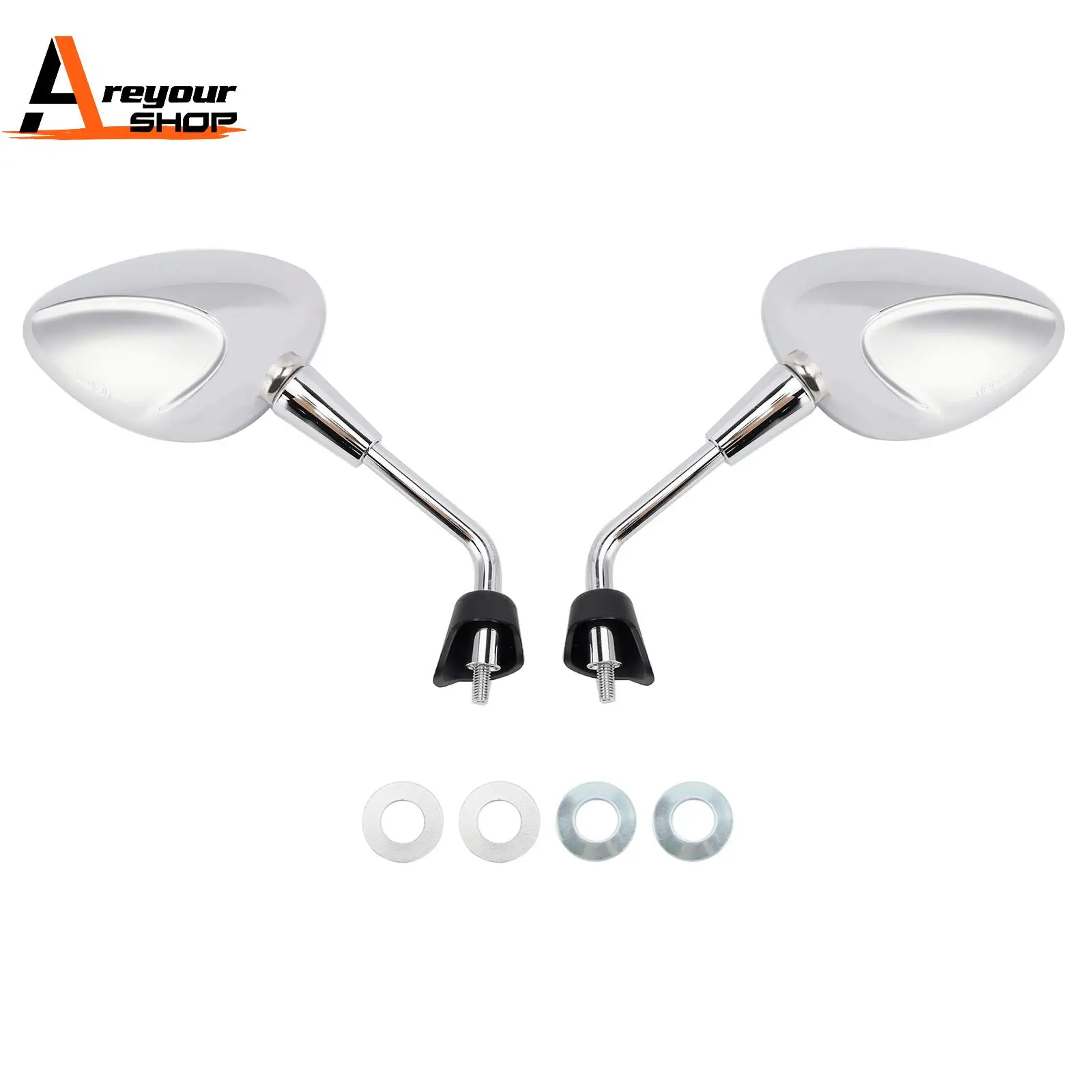 

ПАРА КОРОТКИЕ ЗЕРКАЛО CHROME ДЛЯ VESPA SPRINT 50-150 PRIMAVERA 50-125 GTS 125 300