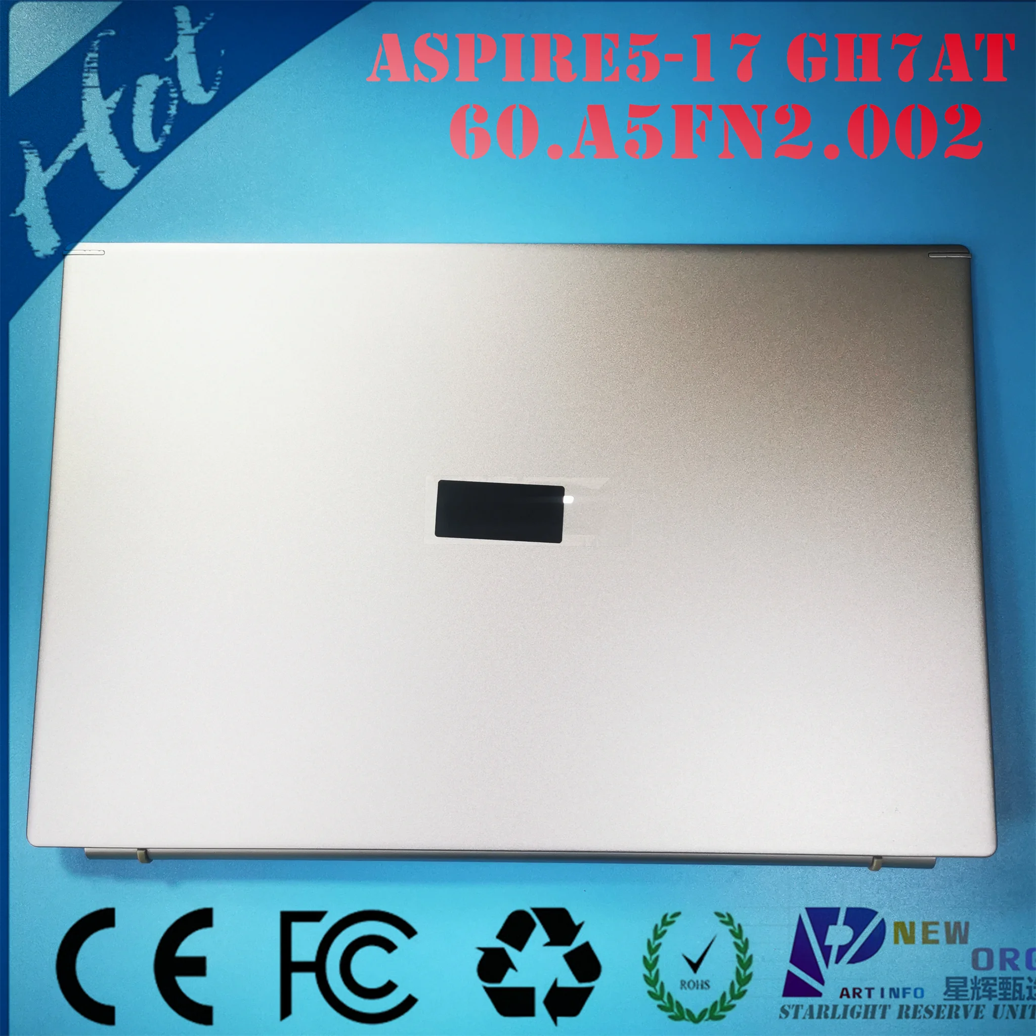 Brand new ORG Laptop LCD Back cover for ACER ASPIRE5-17 A517-52 A517-52G  GH7AT series 17.3inch SLIVER 60.A5FN2.002