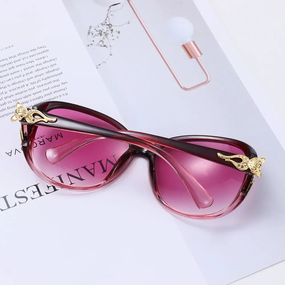 Stylish Large Frame Eyewear UV400 Protection Oversized Sun Glasses  Retro Shades Women's Sunglasses
