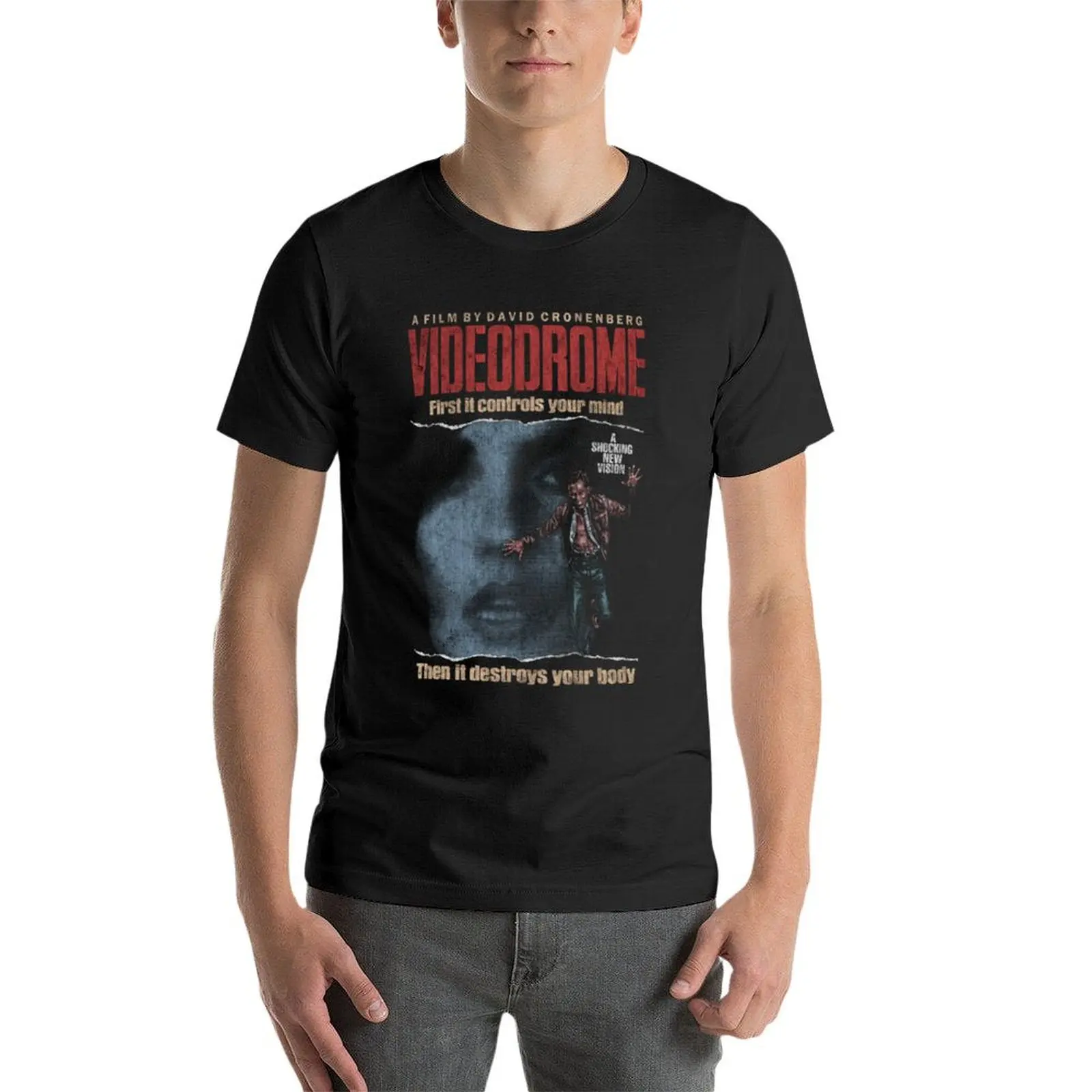 Vidéodromé, Dávid cronénbérg, Sci Fi, Horror T-Shirt sublime anime summer top blanks t shirts for men graphic