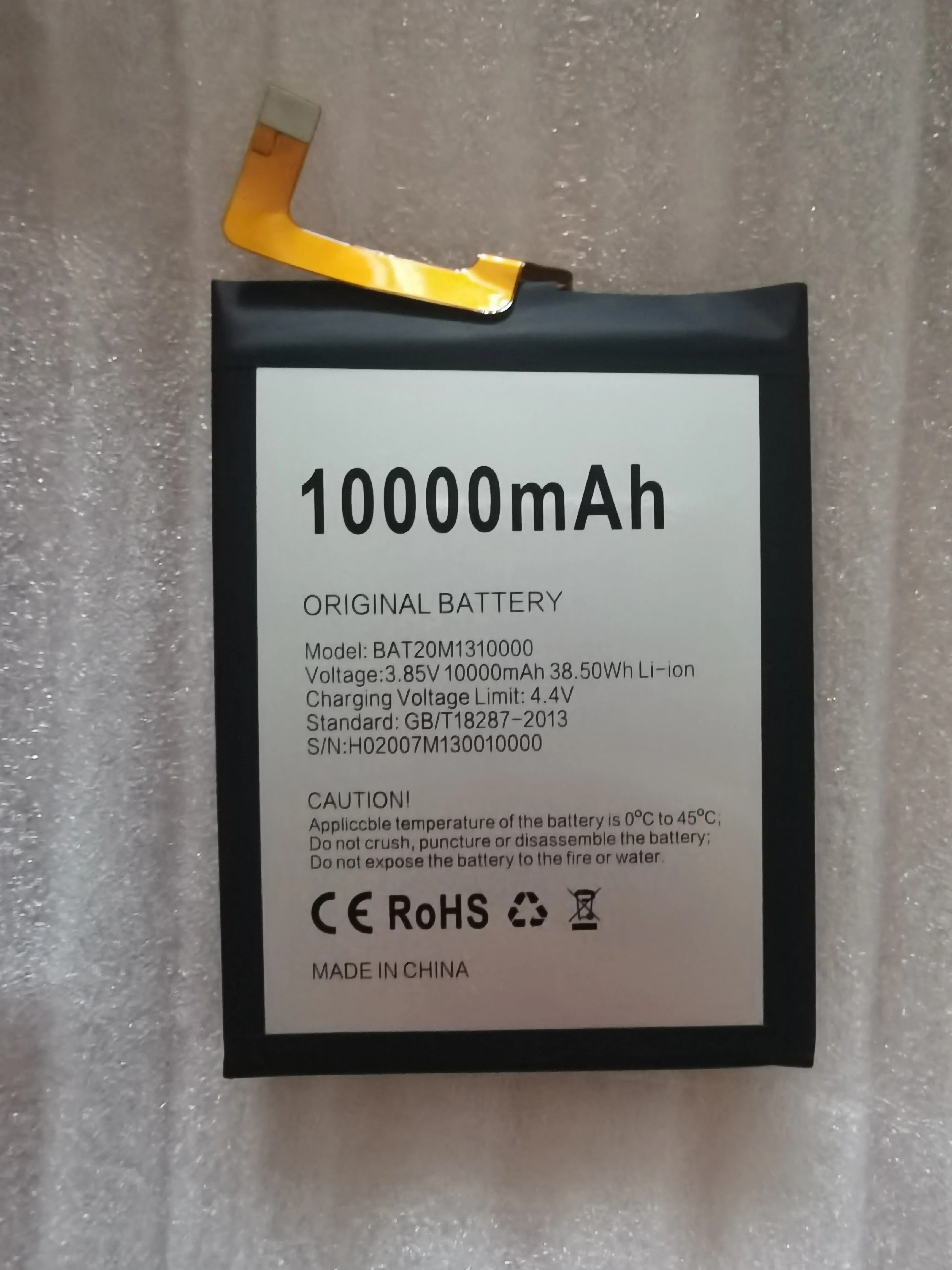 

100% Genuine Brand New BAT20M1310000 Battery For Doogee S88 S88Pro Original Bateria 10000mAh Mobile Phone Accessories Batteries