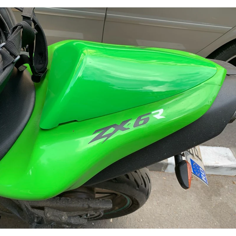 Motorcycle Rear Passenger Seat Cover Cowl Fairing For Kawasaki ZX6R 636 ZX 6R 2007 2008 Green Black