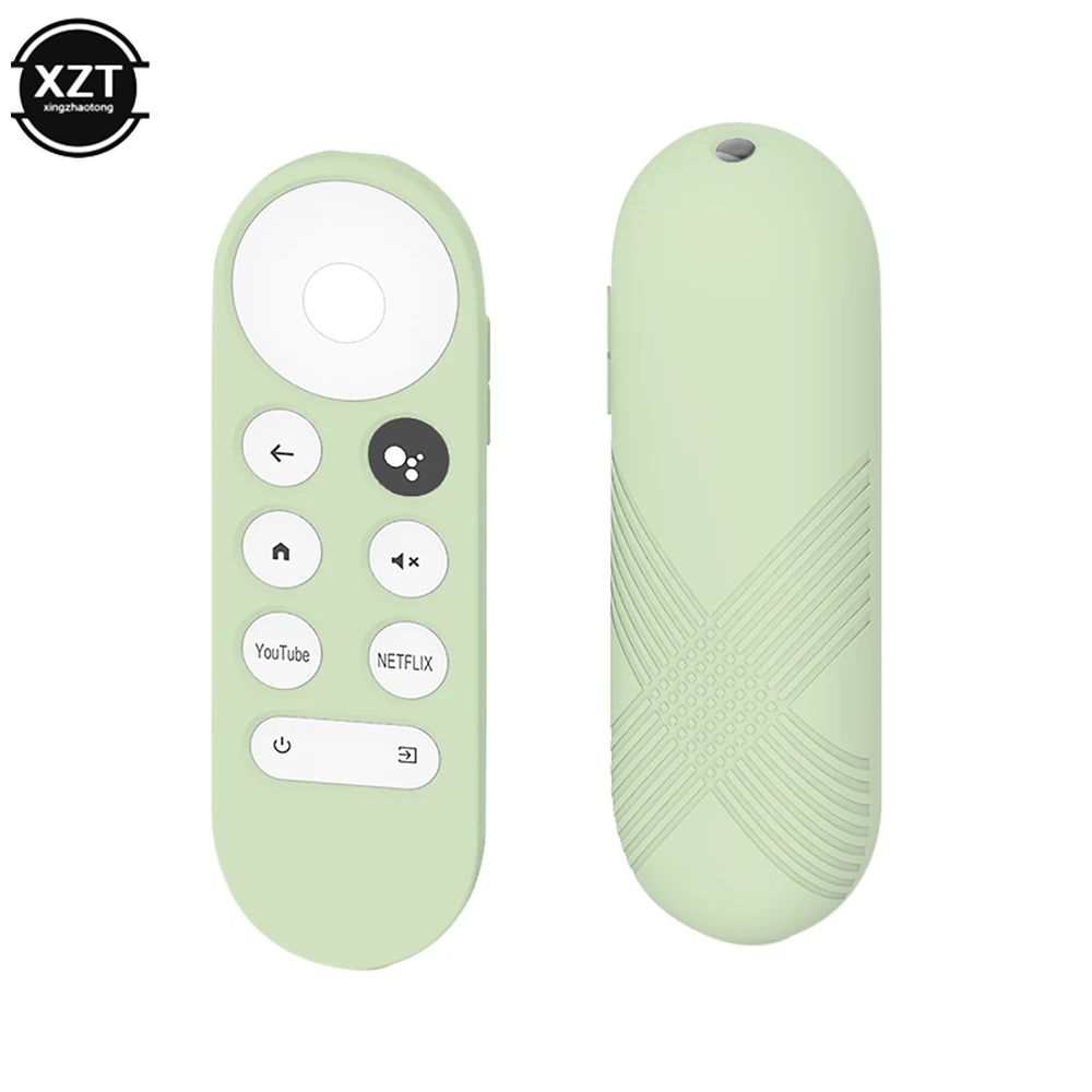 Non-slip Soft Silicone Case For Chromecast Remote Control Protective Cover Shell for Google TV 2020 Voice Remote Control