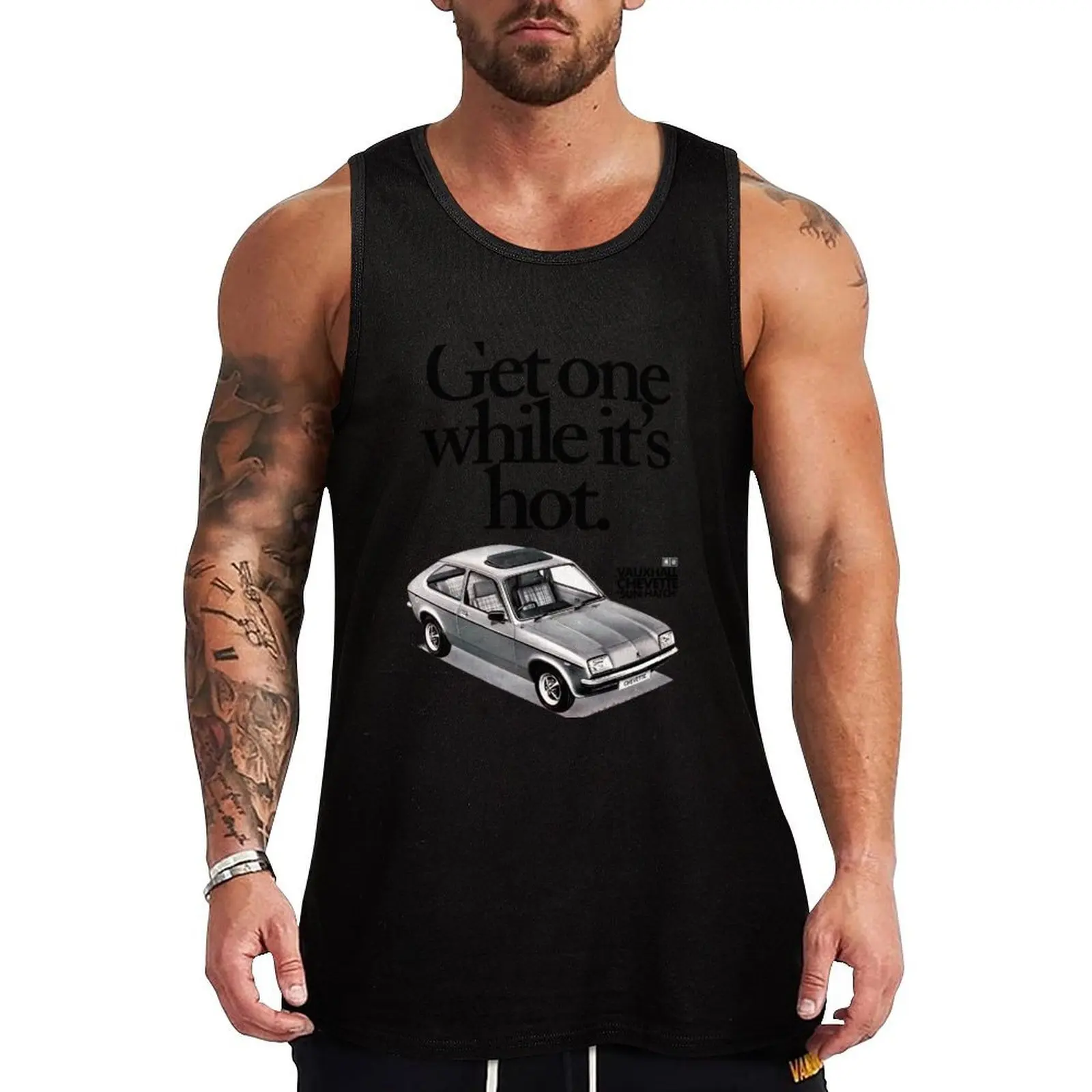 Camiseta sin Mangas CHEVETTE, Básica, Sólida, Cómoda y Transpirable