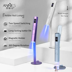 Manicure New Metal Pen Uv Light Lamp With Display Portable Power Phototherapy Uv Led Lamps Mini Handheld Lamp Nail Tools