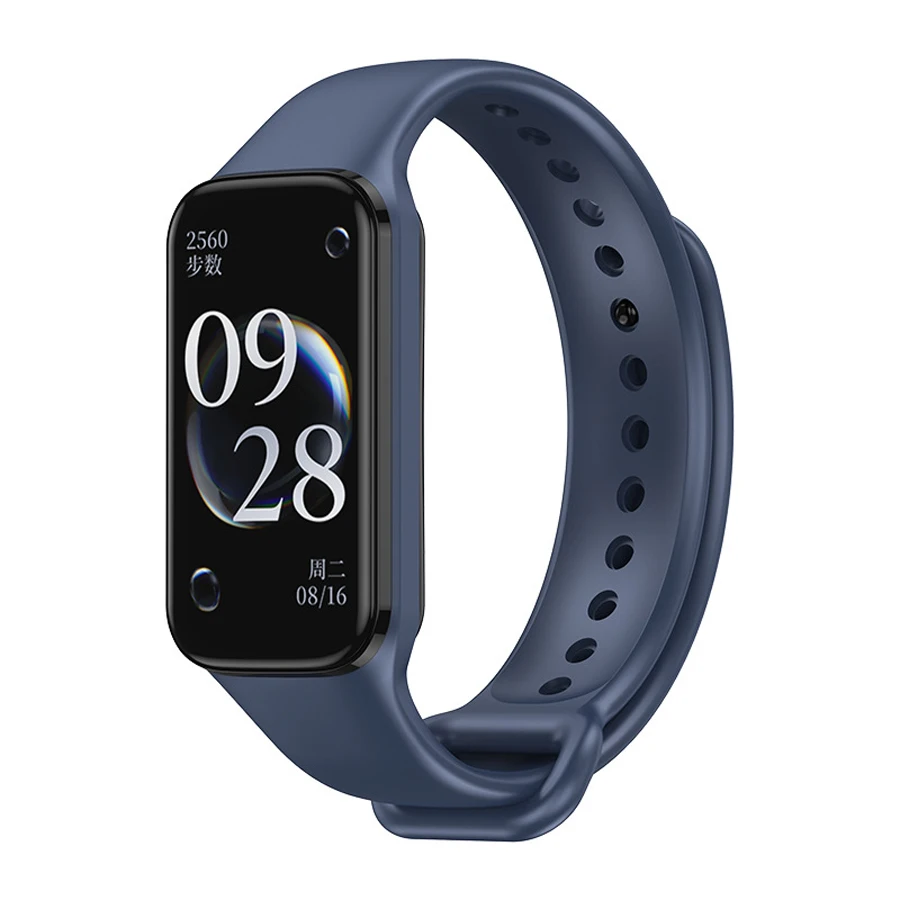 Siliconen zachte polsbandriem voor Redmi horlogeband 2 Horlogeband vervangende sportarmband voor Xiaomi Band 8 Actieve Correas