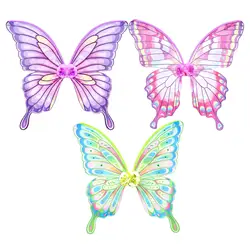 Butterfly Wing Cosplay Fairy Wing Kids Dreamlike Creative Decorative Wing Costume for Party Supplies Masquerade Birthday