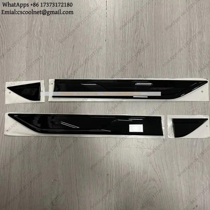 for VW Atlas R-Line Fender Emblem Badge Sticker for 2024+, Gloss Black Piano Black Side Door Decal
