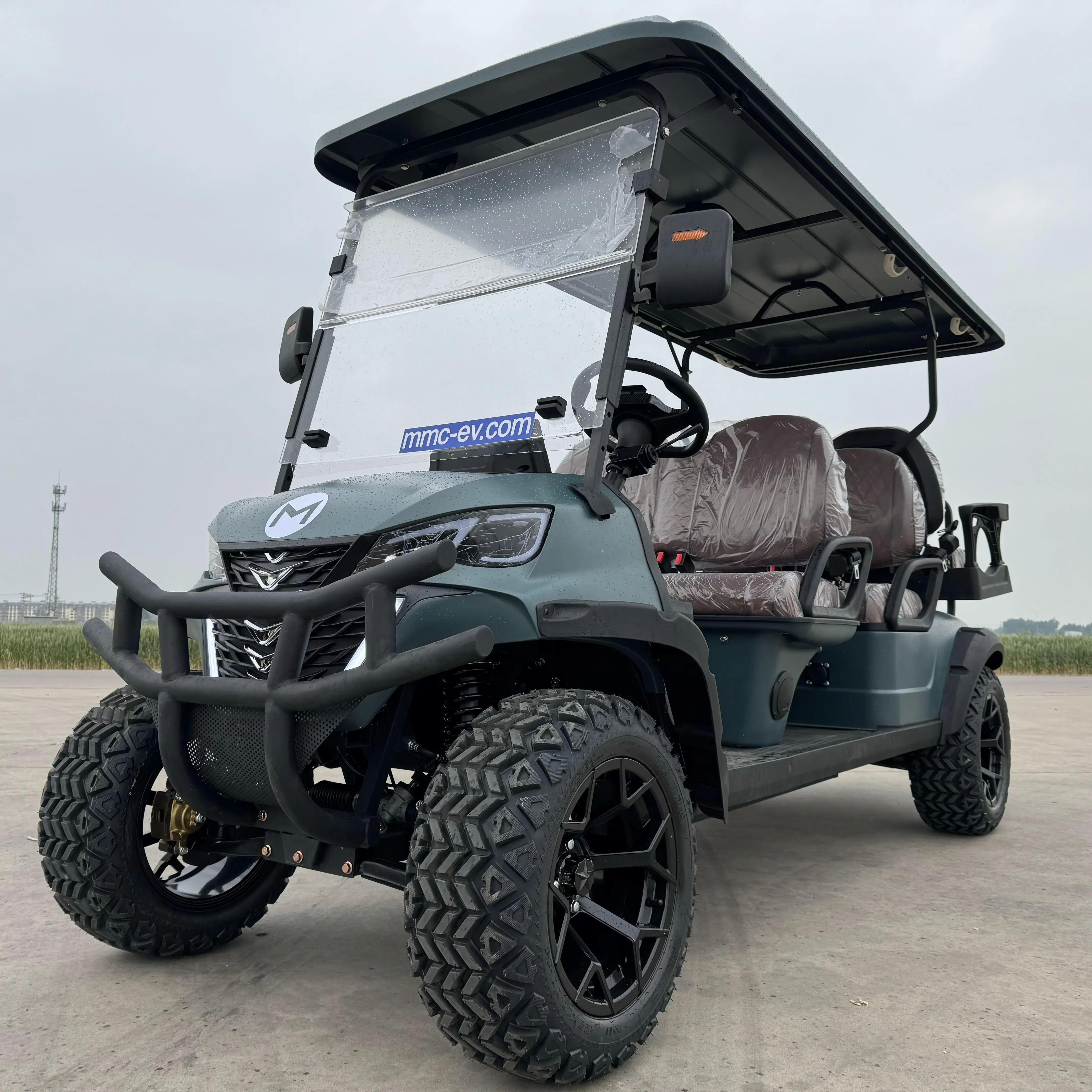 6 Seater 48V 60V  Lithium Battery Golf Car Adults Scooter 4000W 4+2 Seat Electric Golf Cart