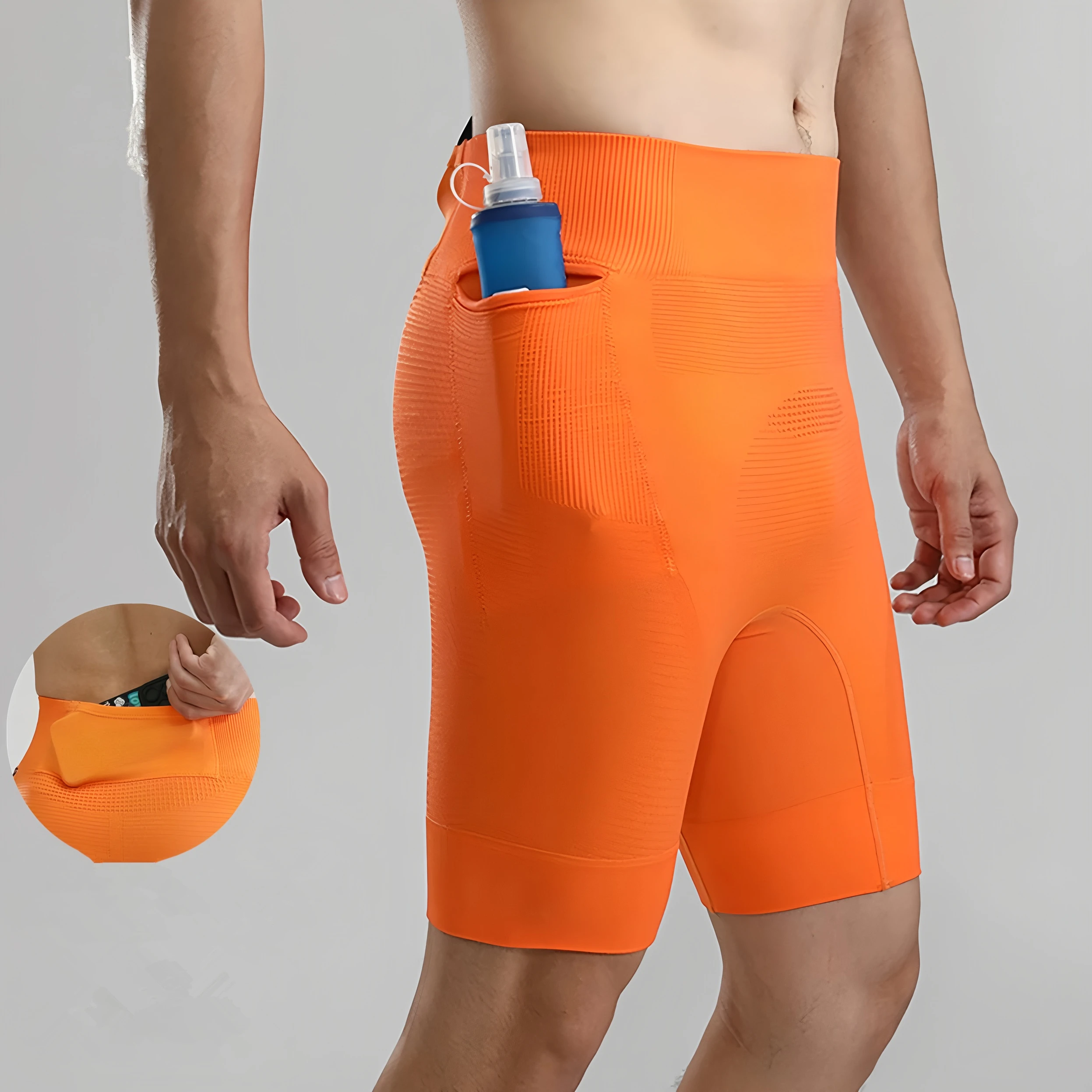 กางเกงวิ่งขาสั้นผู้ชายแบบมีกระ - Cycling Commuter Shorts บทวิจารณ์และราคา