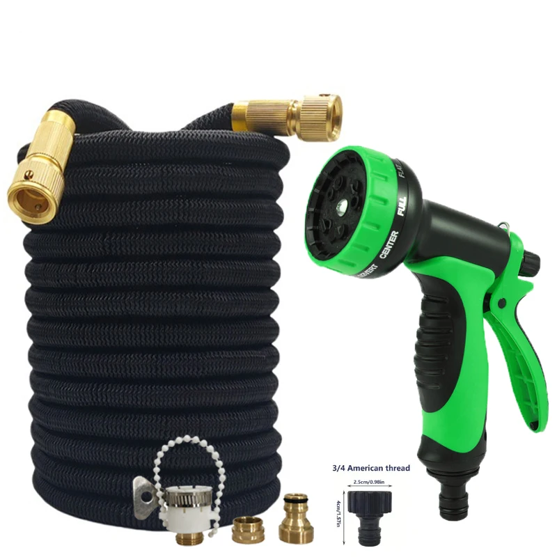 

Garden Expandable Hose, Equipped With High-Pressure 10 Function Water Spray Gun, Garden Hose Household Car Wash Gun Set