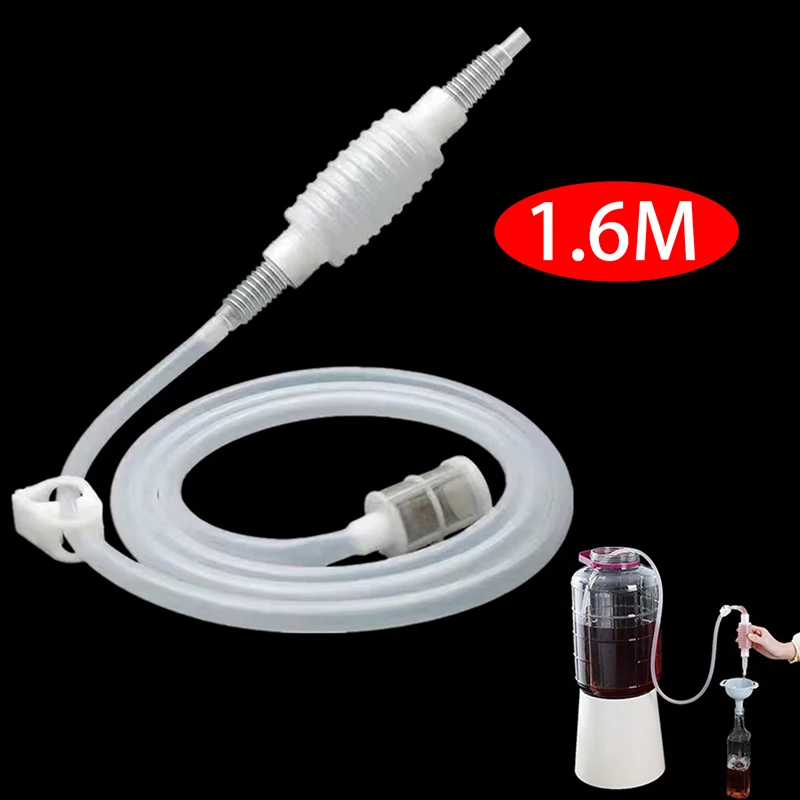 

1.6m Plastic Brewing Siphon Hose Wine Beer Making Tool Brewing Food Grade Grade Making Brewing Tool Plastic For Beer Homebrew
