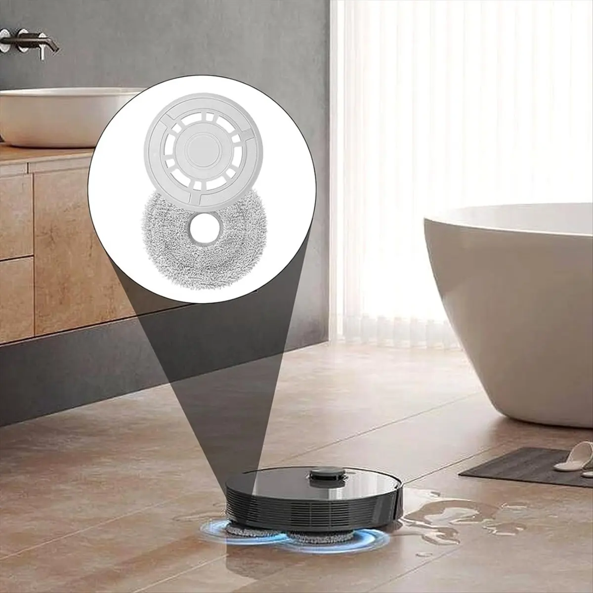 AAAL Piastre per panni per mop per X20+, per parti L10s Pro Gen 2/ L10 Ultra/ L10S Pro/L10S Ultra/ L10 Prime/ X20 Pro