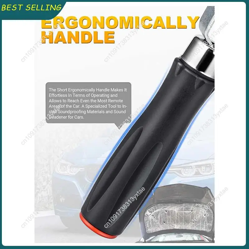 N09R-Car Audio Sound Deadening Roller Seam Roller 2-Pack Heat Abatement Mat Noise Roller Sound Insulation Tool For Auto