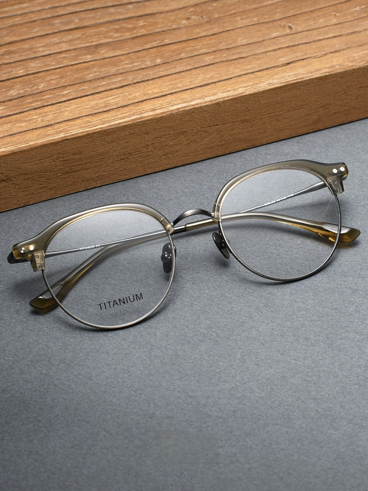 ultra-light-pure-titanium-semi-framed-eyeglass-frames-unisex-retro-artistic-pear-shape-myopia-large-face-board-high-end-blue