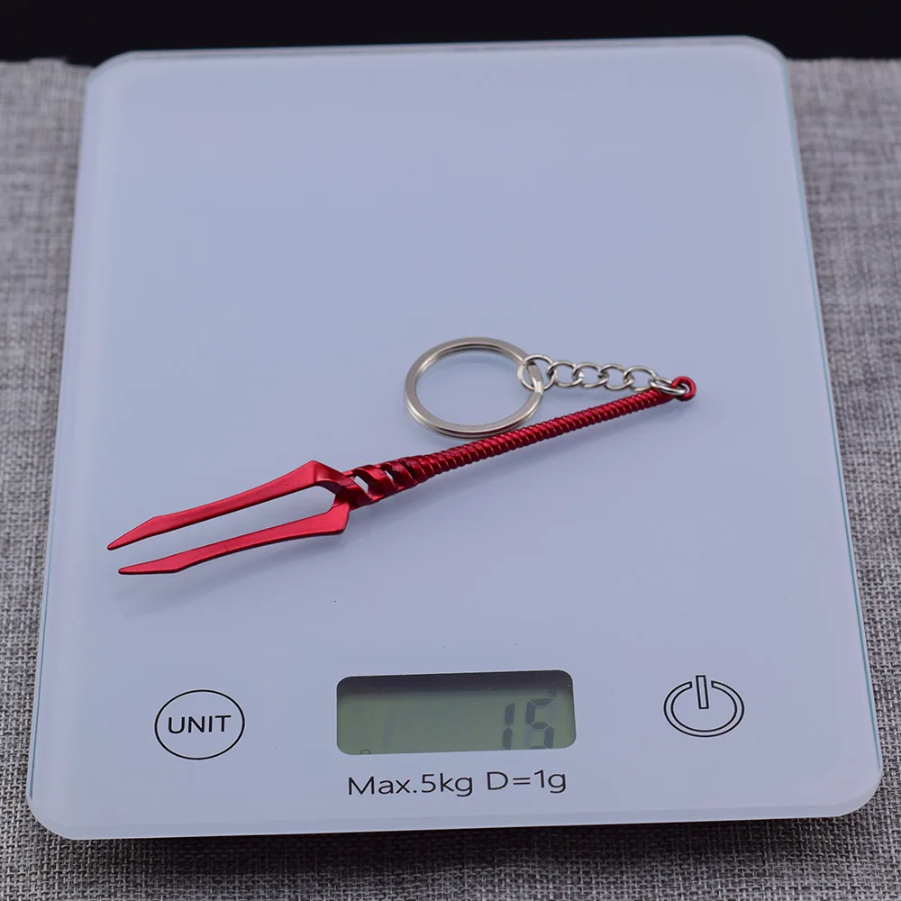 12cm Lance of Longinus Animation peripherals Keychain Model Metal Sword Keychains Ornament Collection Crafts Toys Gift for kids