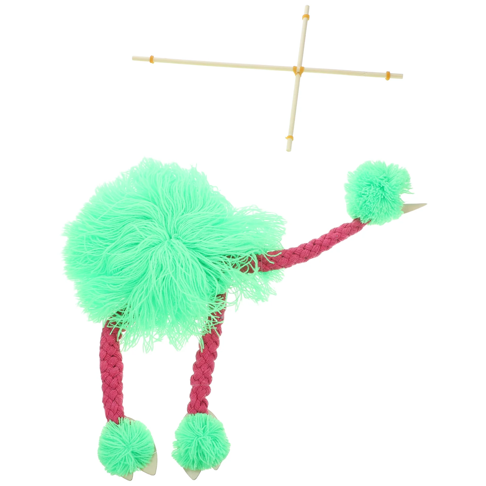 Plush String Flamingo ของเล่นเด็ก Ostriches Puppets แสดงอุปกรณ์ Interactive ตลก Marionette สัตว์สําหรับ