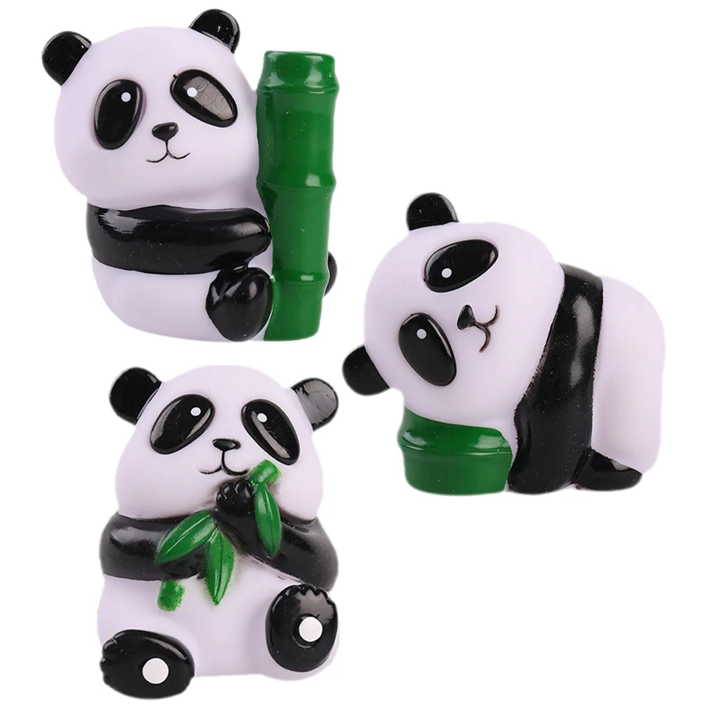 3 pçs panda forma squeeze sensorial alívio do estresse fidget pequeno bonito portátil para crianças festa favores brinquedo de alívio do estresse