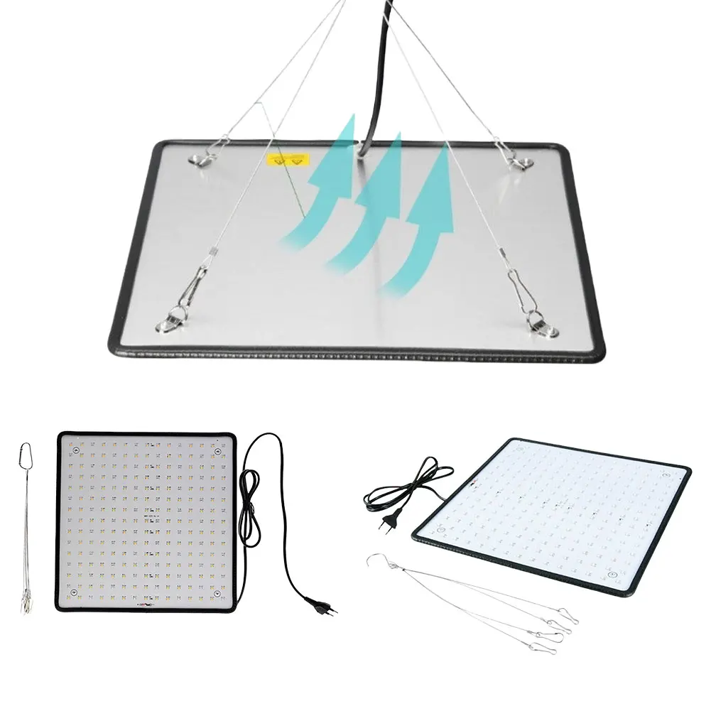 45 واط الطيف الكامل تنمو ضوء مع السنانير أضواء نمو داخلي أحمر + أزرق + أبيض LED تنمو ضوء للنباتات الداخلية الخضروات زهرة