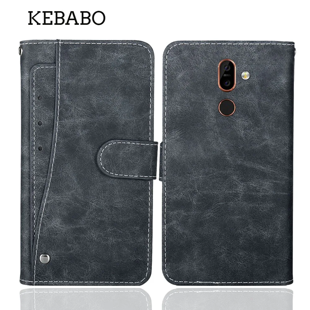 Leather Wallet Nokia 7 Plus Case 6