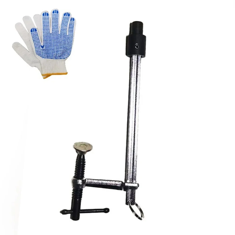 Ergonomic Desktop Pressure Plate Clamp with Adjustable Aperture Sizes 16mm and 28mm for Stable Welding Support