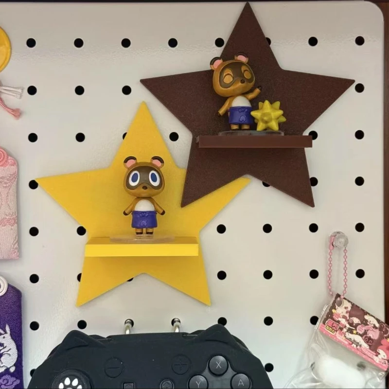 

Kawaii Pudding Ornaments for Pegboard Decoration Colorful Star Figurines Anime Statue Display Shelf Original Design New 2025