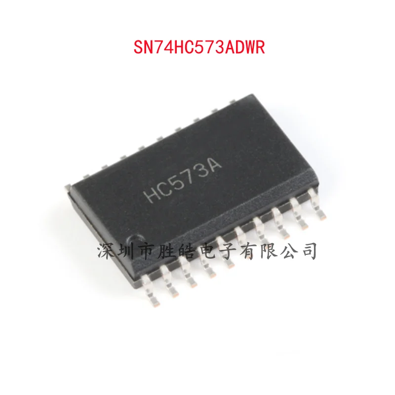 (10PCS)  NEW   SN74HC573ADWR   SN74HC573   Tri-State Output Octave Transparent Class D Latch Chip   SOIC-20  Integrated Circuit