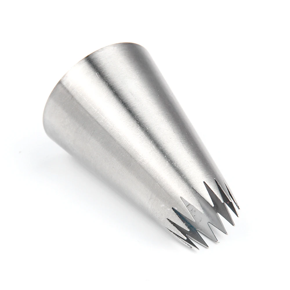 1 قطعة MRF الفولاذ المقاوم للصدأ 304 حجم كبير كعكة تزيين 15 مللي متر أعلى المعجنات الفرنسية الجليد فوهة ، الحلوى كب كيك الأنابيب تلميح # 7FT