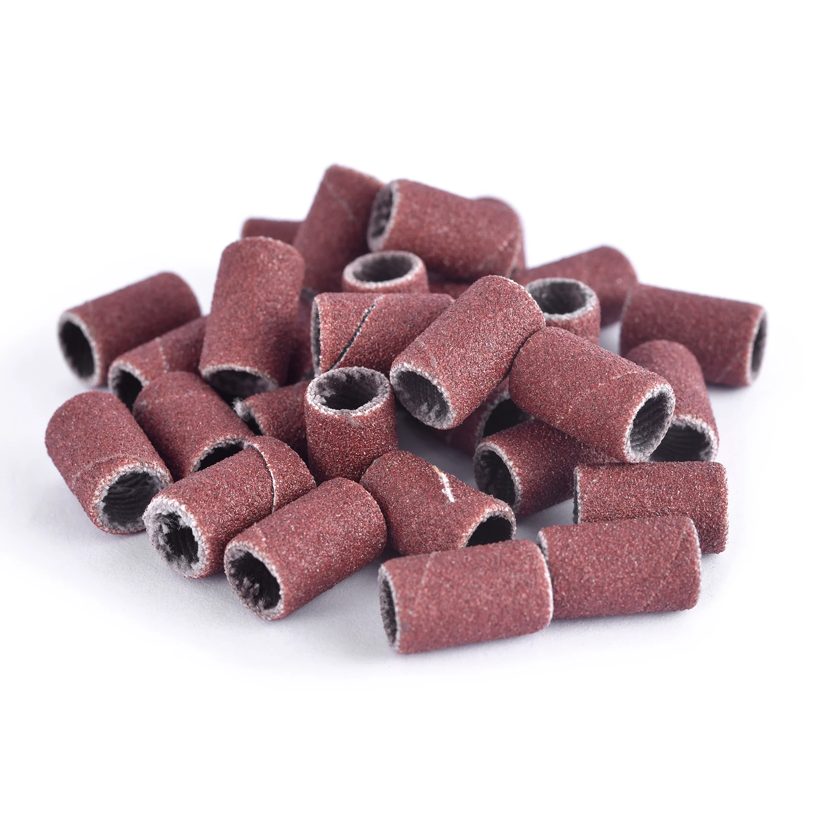 กระดาษทรายขัดเล็บสำหรับเครื่องเจียรเล็บ 30 ชิ้น ขนาด 3.1 มม. หัวเจียรเรซิ่น ขัดหนังกำพร้า ขัดหนังด้าน ขัดเจลเล็บ อุปกรณ์ทำเล็บ