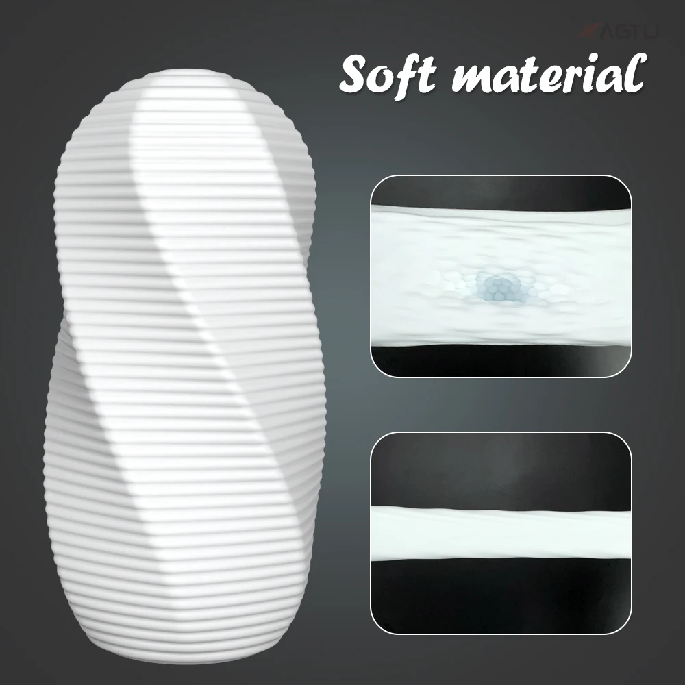 Male Masturbation Goods Soft Silicone Stretchable Masturbator for Men Pocket Pussy Waterproof Adult Goods Sex Toy for Men