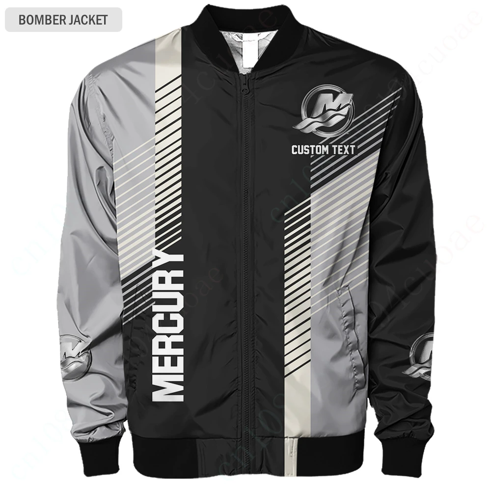 Mercury Bomber Jacket Harajuku Parkas Jacket Techwear Baseball Uniform Thick Coats 3D Windbreaker Jackets For Men's Clothing