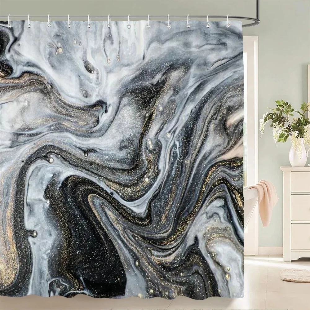 

Красочные абстрактные 3d тканевые шторы для душа с принтом, домашний декор, водонепроницаемые шторы для ванны разных размеров для ванной комнаты с крючками