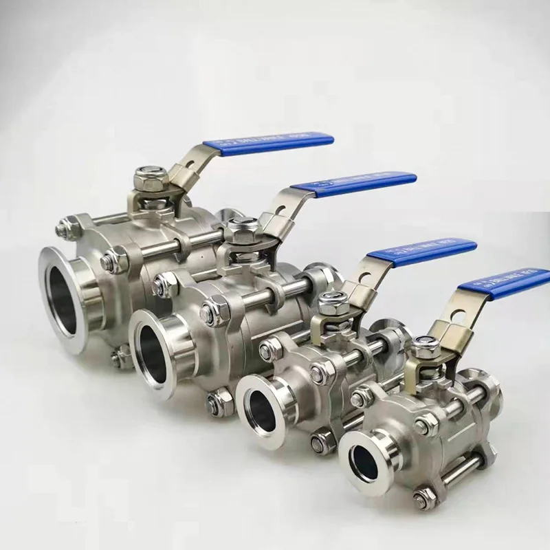 

Sanitary Stainless Steel SS304/SS316L Manual Sanitary SS KF25 Vacuum 3PC Ball Valve for Semiconductor