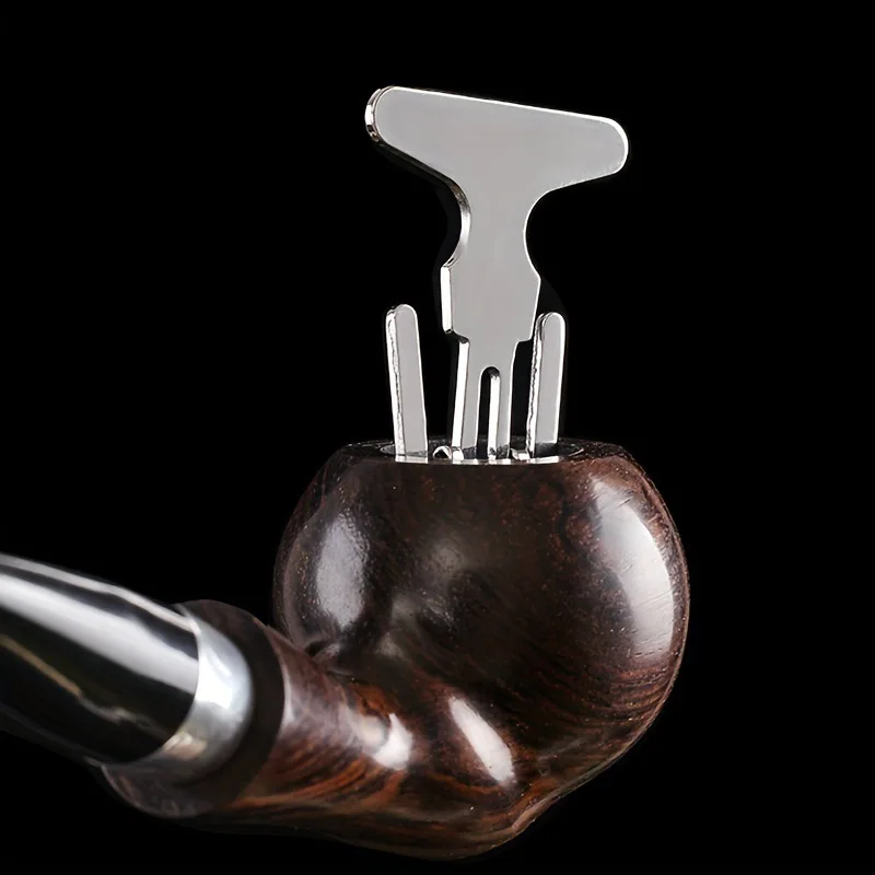 Tamper Scraper Reamer Stainless Steel Adjustable Pipe Reamer Tool Cigar Gadges Accessories Easy New Clean Smoking Pipe Tools