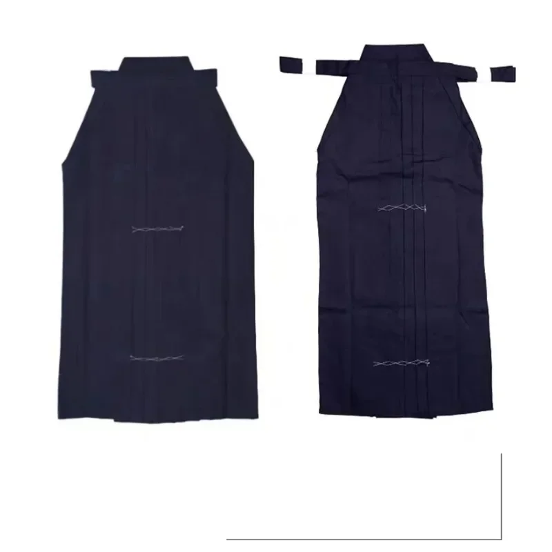 Aikido Gi Uniform Hapkido Pants Kendo Hakama Black Blue White Japanese Samurai Traditional MensWomen Kids Adult Keikogi