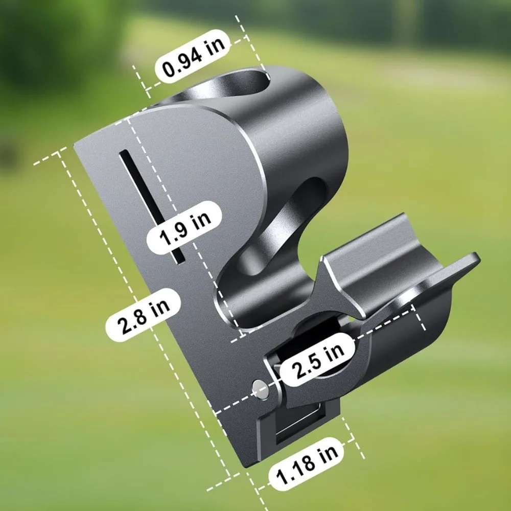 Strong Magnetic Golf Cart Bracket Clip Aluminum Holder For Storing Golf Balls Firmly