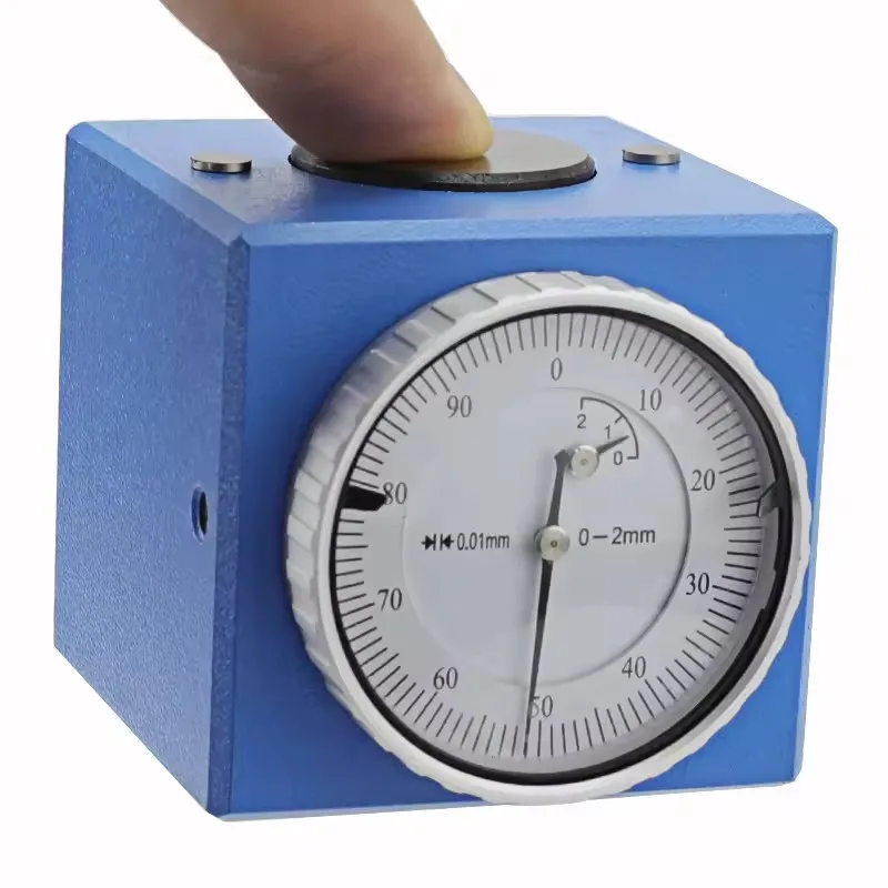 0-2mm X 0.01mm Measuring Apparatus Metric Range Magnetic Z Axis Tool Dial Zero Pre Setter Gage Offset CNC Inch Tool
