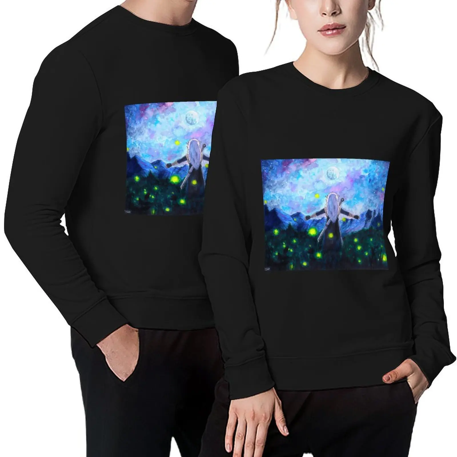 

Embrace Your True Nature - Yona Of The Dawn - Watercolor Painting Pullover clothes for men hooded sweatshirt