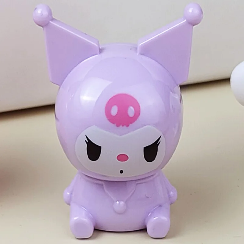 18-36 Stuks Cartoon Sanrio Kuromi Melodie Cinnamoroll Pop Styling Potlood Puntenslijper Macaron Kleur Enkel Gat Puntenslijper