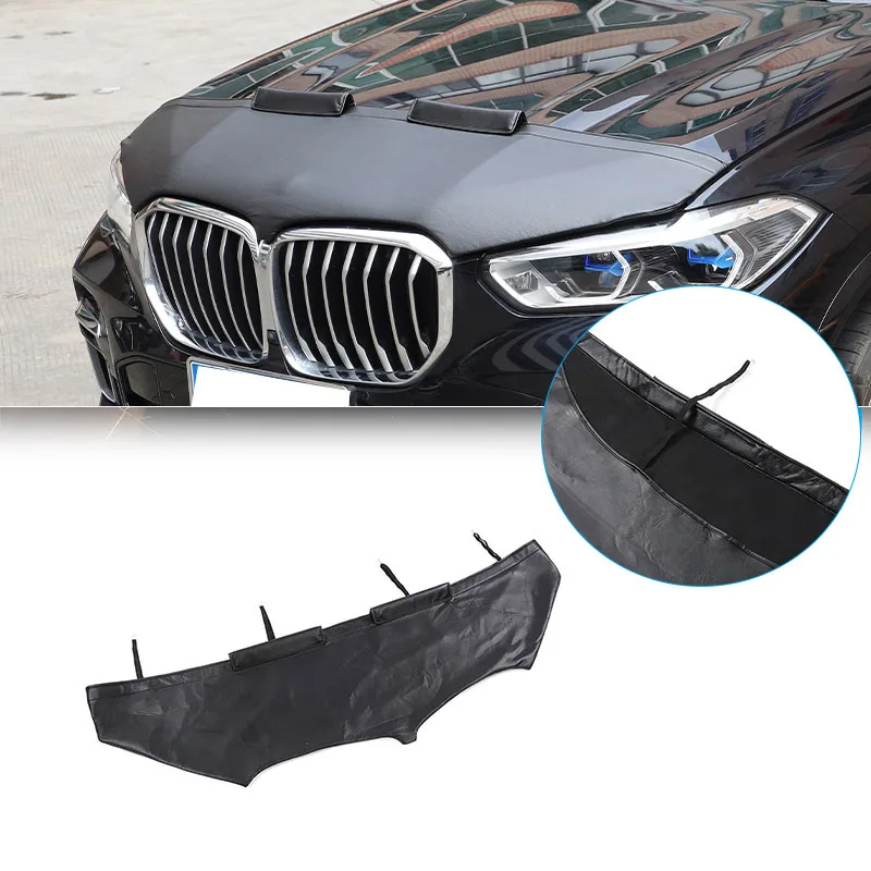 

Car Hood Cover Stone Deflector Hood Protection Shield Sand Block For BMW X5 G05 X5L 2019-2023 Exterior Accessories