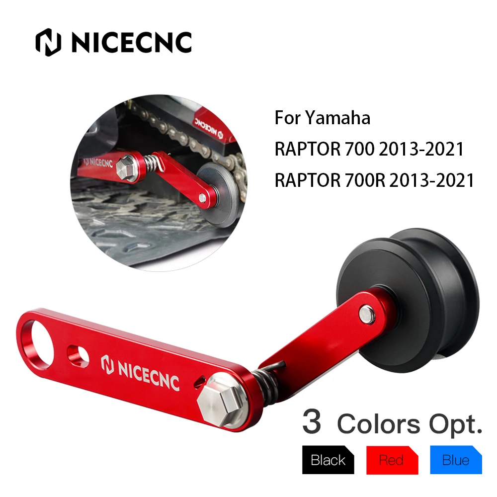 

NICECNC ATV Drive Chain Tensioner For Yamaha RAPTOR 700 700R YFM700 YFM700R YFM 2013-2022 2014 2015 2016 Aluminum Accessories