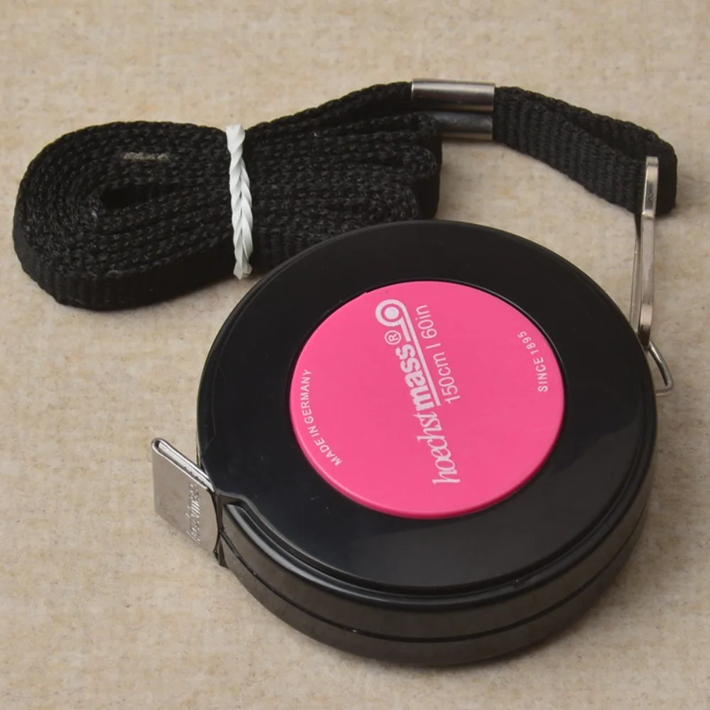 Centimeter Inch 1.5m Tape Measure Double Scale Retractable Keychain Tape Measur Tailor Craft Plastic Soft Cloth Ruler