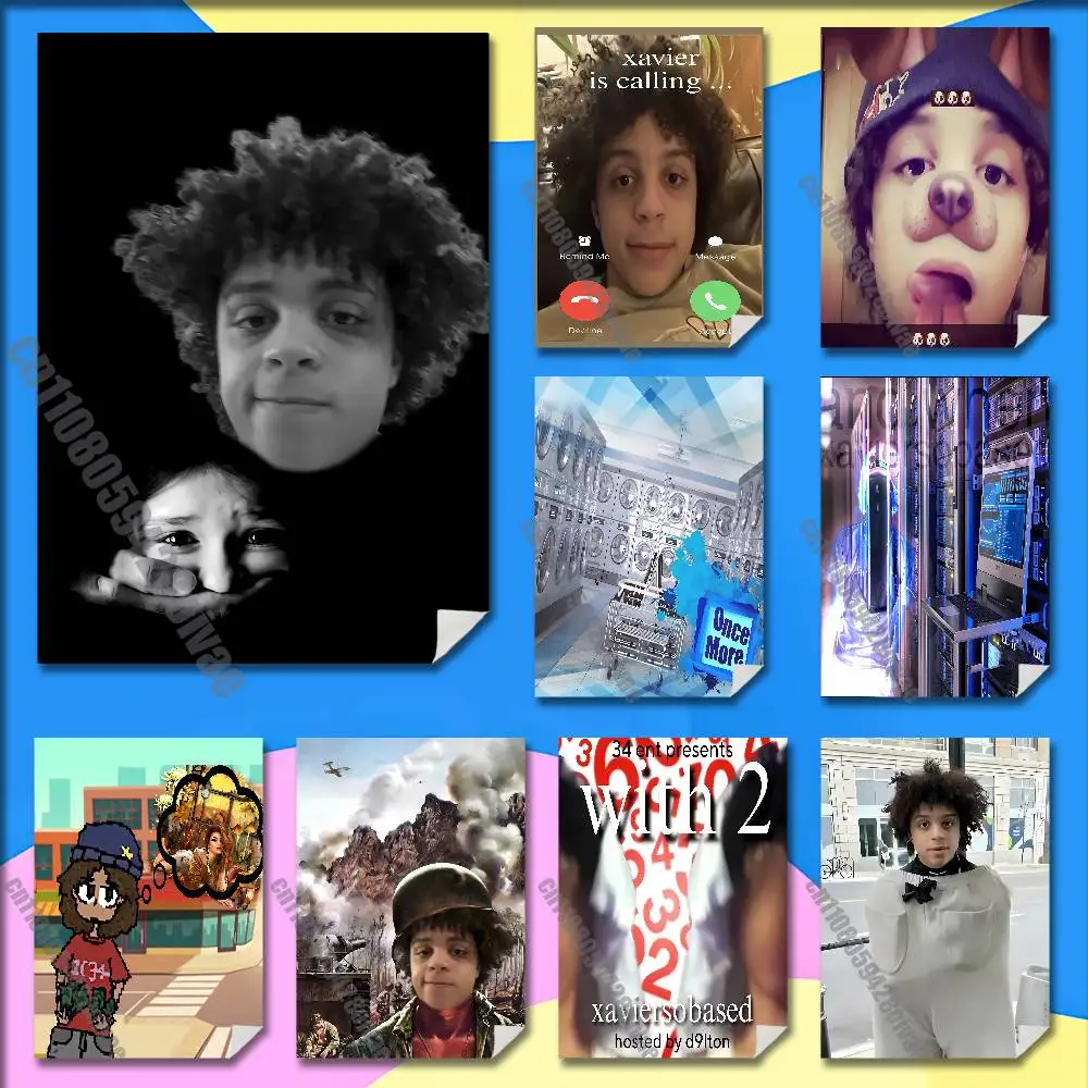 

X-Xaviersobased Poster Sticker For Home Decoration 10x15cm Self-adhesive Souvenirs Playbill Cover