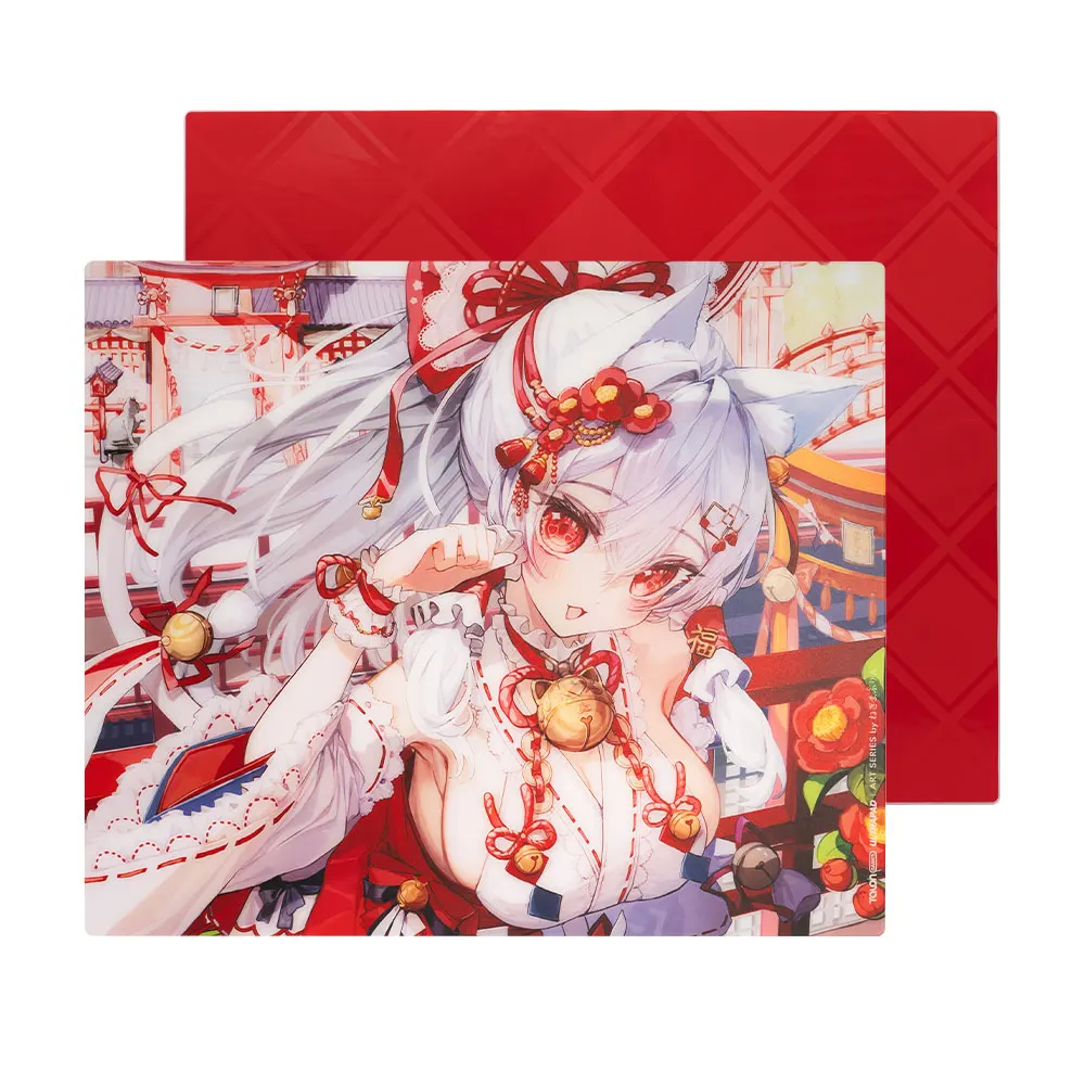 

TALONGAMES Glass Gaming Mouse Pad, Special High-Speed Coating, Ultra-Thin 1mm Design, Esports, Silicone Anti-Slip Base, INARI