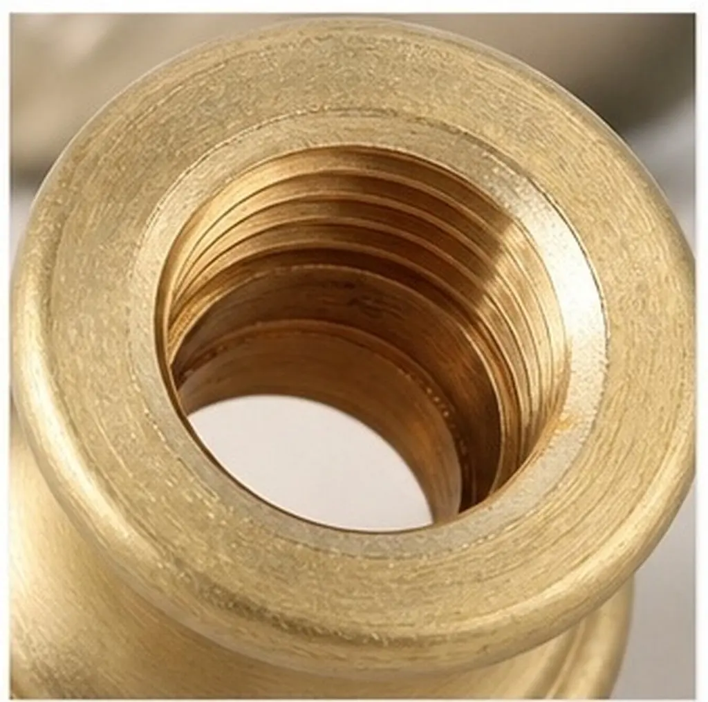 Brass T-Shape Lamp Connector for Table & Wall Lamps – 2pcs, Threaded, High-Strength Extension Spindle