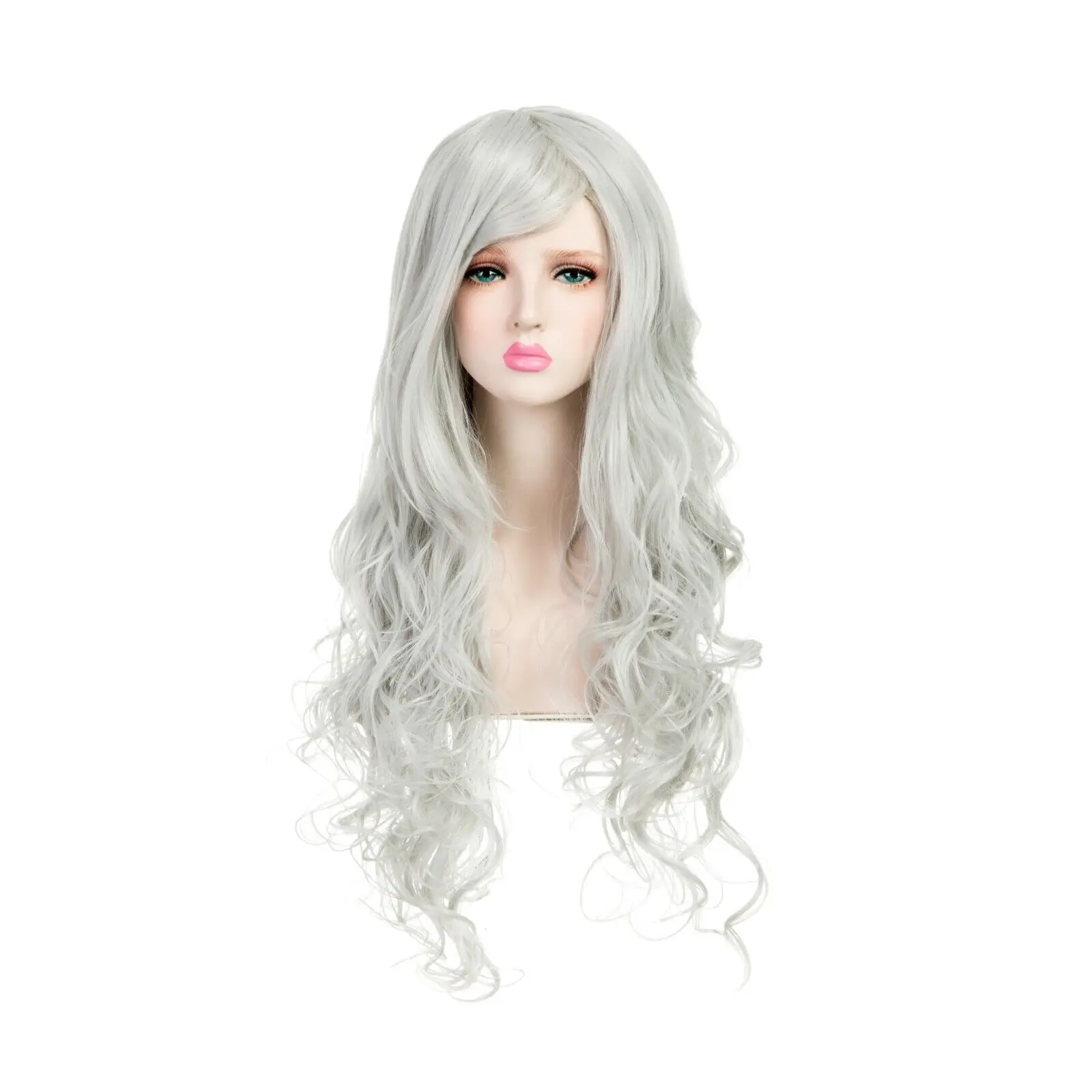 

Full Head Long Curly Wave Stunning Wig Charming Costume Wigs