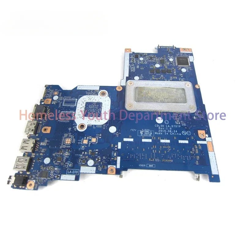 CDL50 LA-D707P For HP Pavilion 15-AY Laptop Motherboard with I5/I7 7th Gen CPU Mainboard UMA