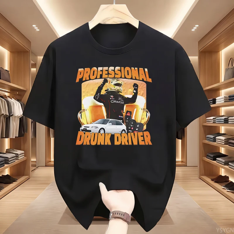 Professionelles T-Shirt für Trunkenheitsschütze, Herren-T-Shirt mit lustigem Bier-Grafikdruck, Partykleidung, hochwertiges T-Shirt, Oberteile