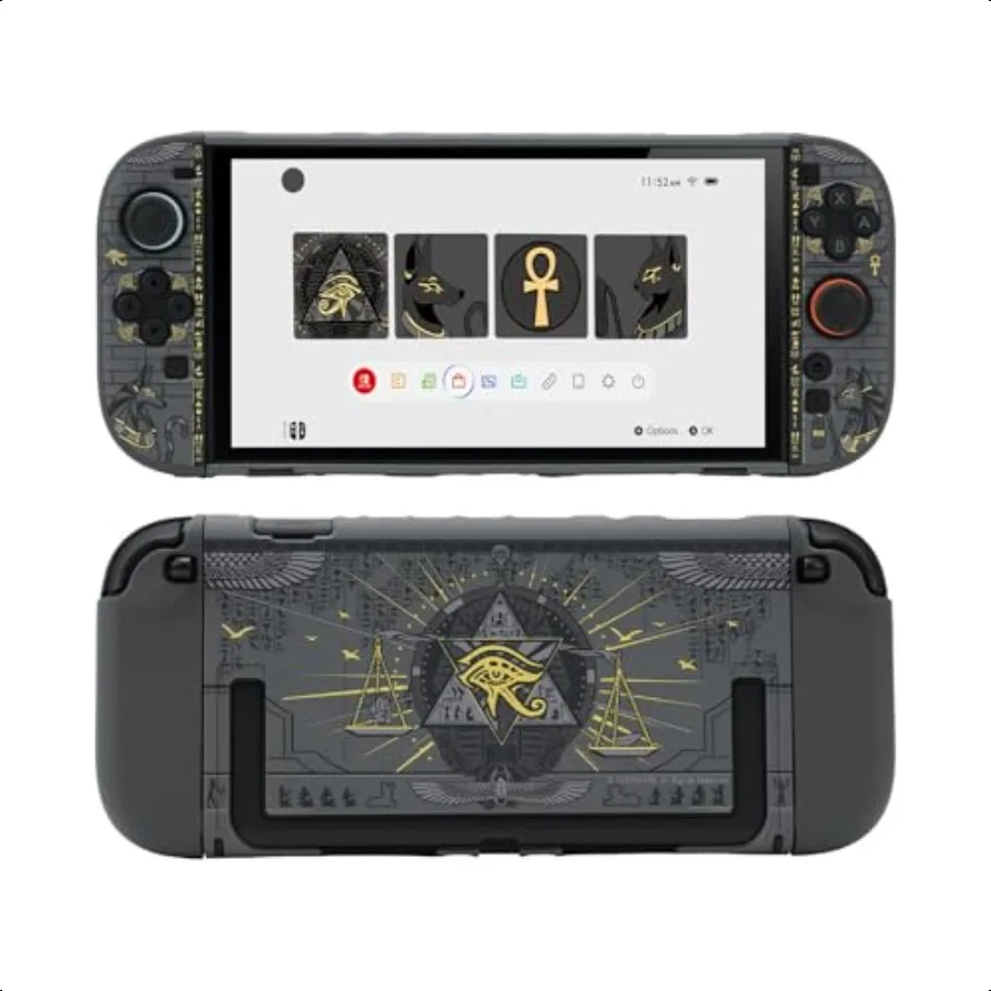 

Защитный чехол для Switch 2, жесткий ПК, тонкий стыковочный корпус, дизайн Mystic Kingdom, работает с Joy Con, совместимый с Switch 2.