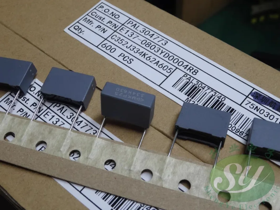 10PCS Fara MKP25 0.33uf/630v 330nf u33 334 Brand New 15mm Film Capacitor (Thickness: 5.7mm)